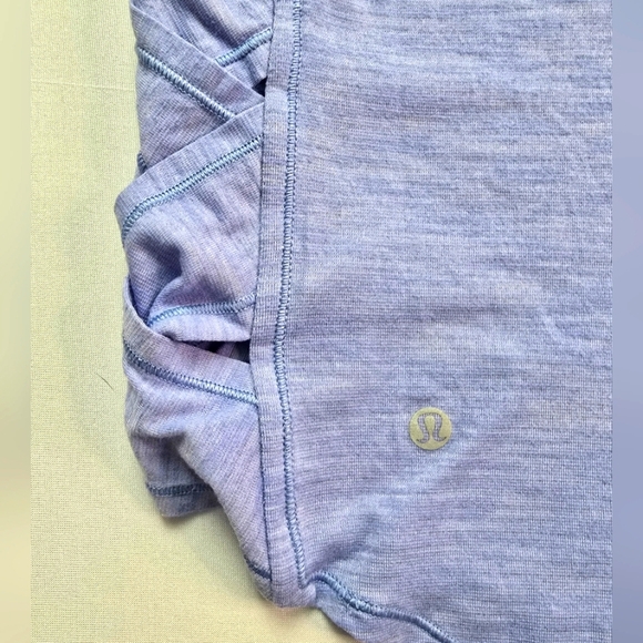 EUC Lululemon Var-City Muscle Tank Heathered Hero Blue - Picture 5 of 7